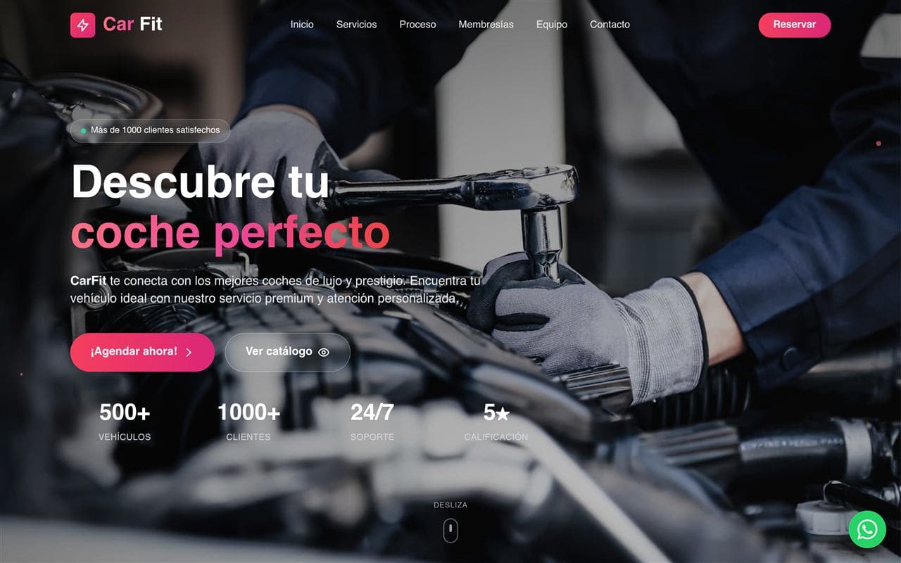 Captura de la página CarFit